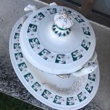 Soupière  et plat de service style empire