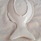 Vintage white ceramic fish serving set – Set of 4 pieces