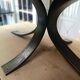 Oval ceramic coffee table 60 70 vintage Jaffeux