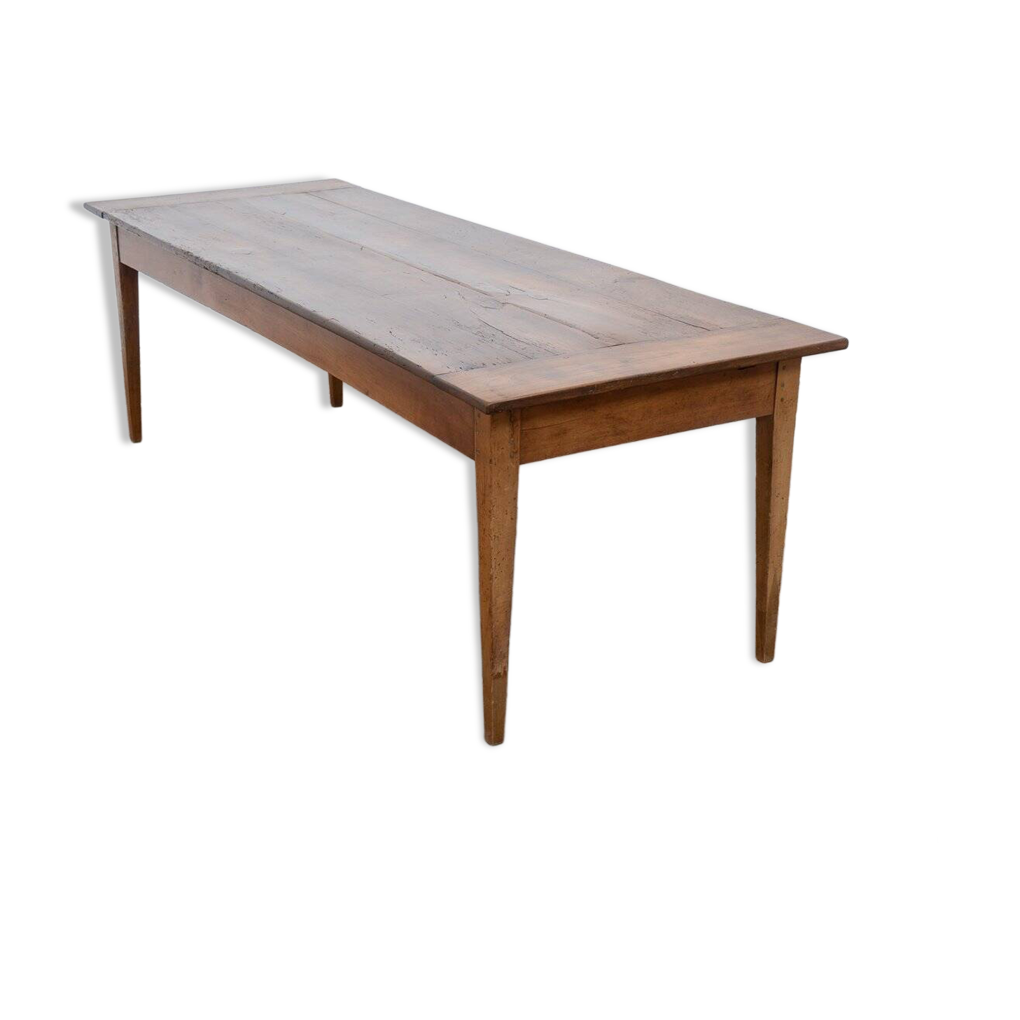 Grande table de ferme en bois, 1880