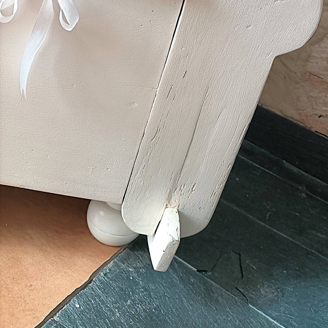 Renovated storage chest - Scandinavian style - unique piece