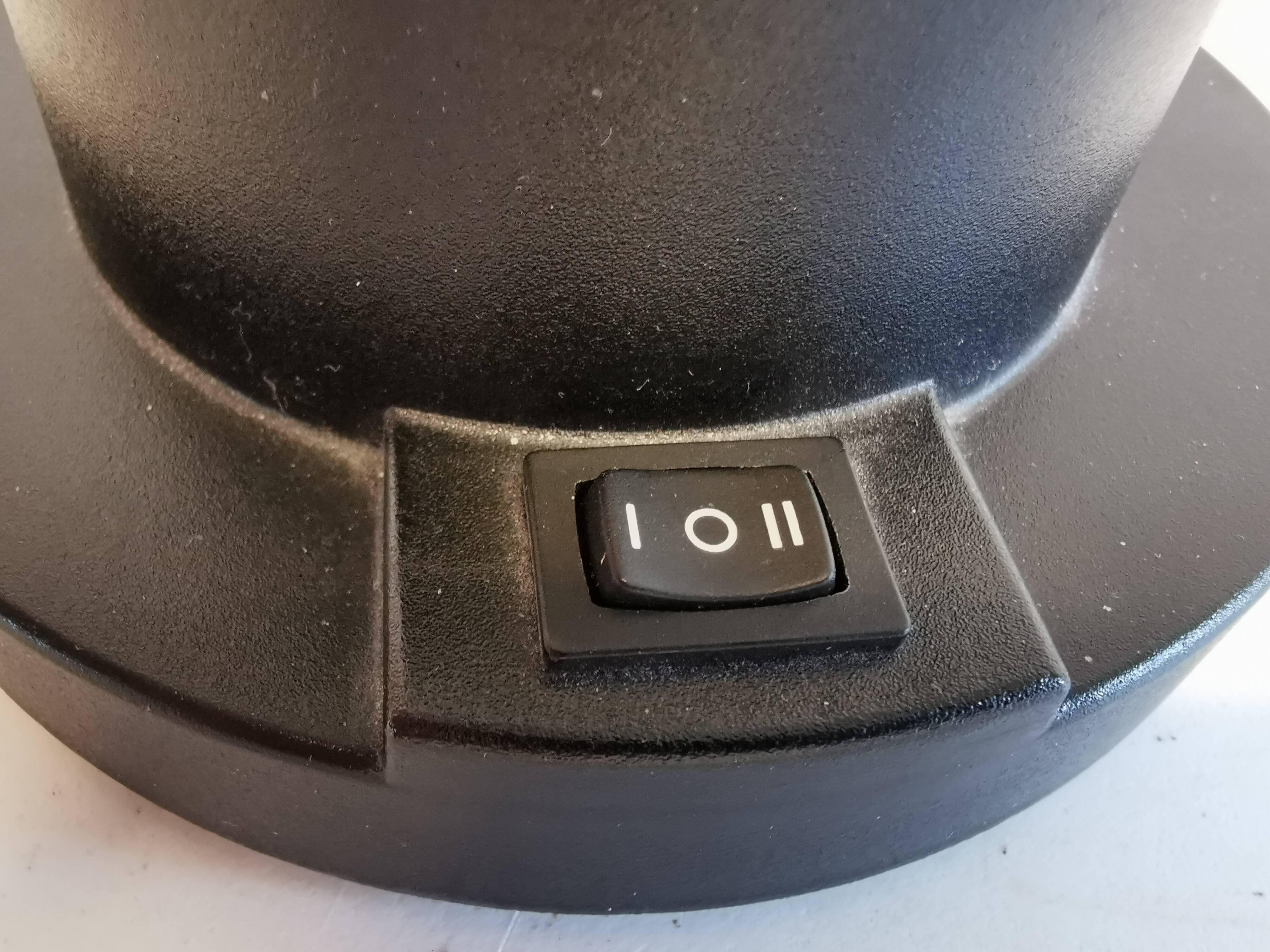 Table lamp in black colour