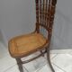 Rare suite of 8 chairs bistrot salon Fischel 1890
