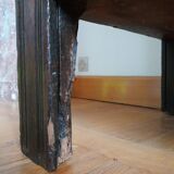 19th-century oak castle chest