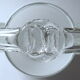 Vintage ice bucket in colorless and white "ouzo" crystal
