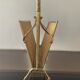 Magazine rack in bronze from the 50/60s
