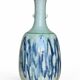 Japanese soliflore vase in ceramic Ofuke from Seto, signed Katō Tsuneji.