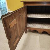 Bahut bas ancien enfilade boIs massif