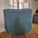 Fauteuil club bleu canard