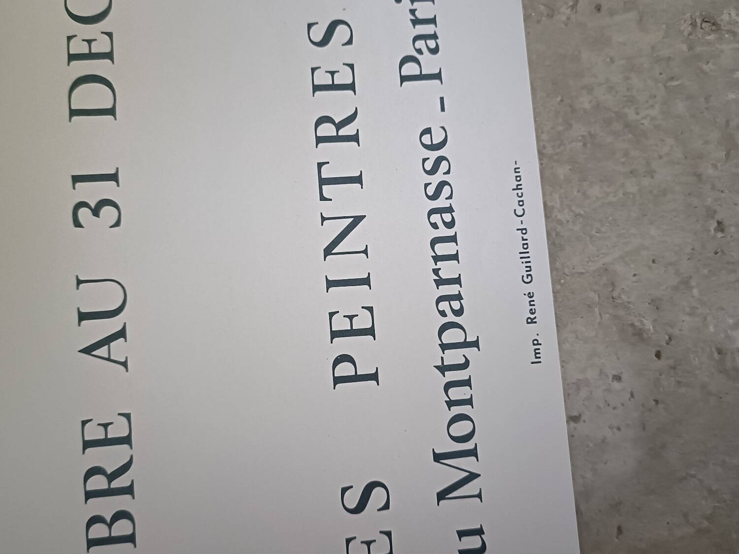 Original poster exhibition Lars Bo, 1968