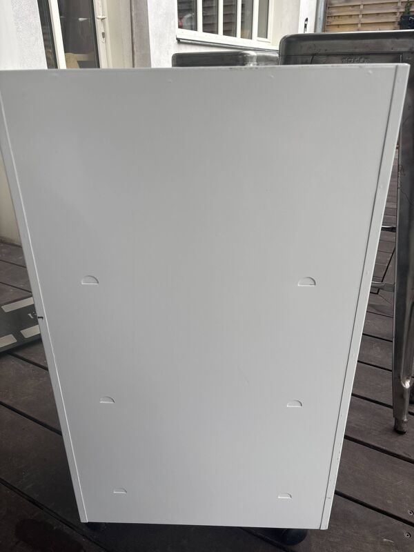 Caisson rangement tolix blanc