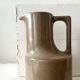 Enamelled ceramic carafe, high-fired stoneware, registered design.