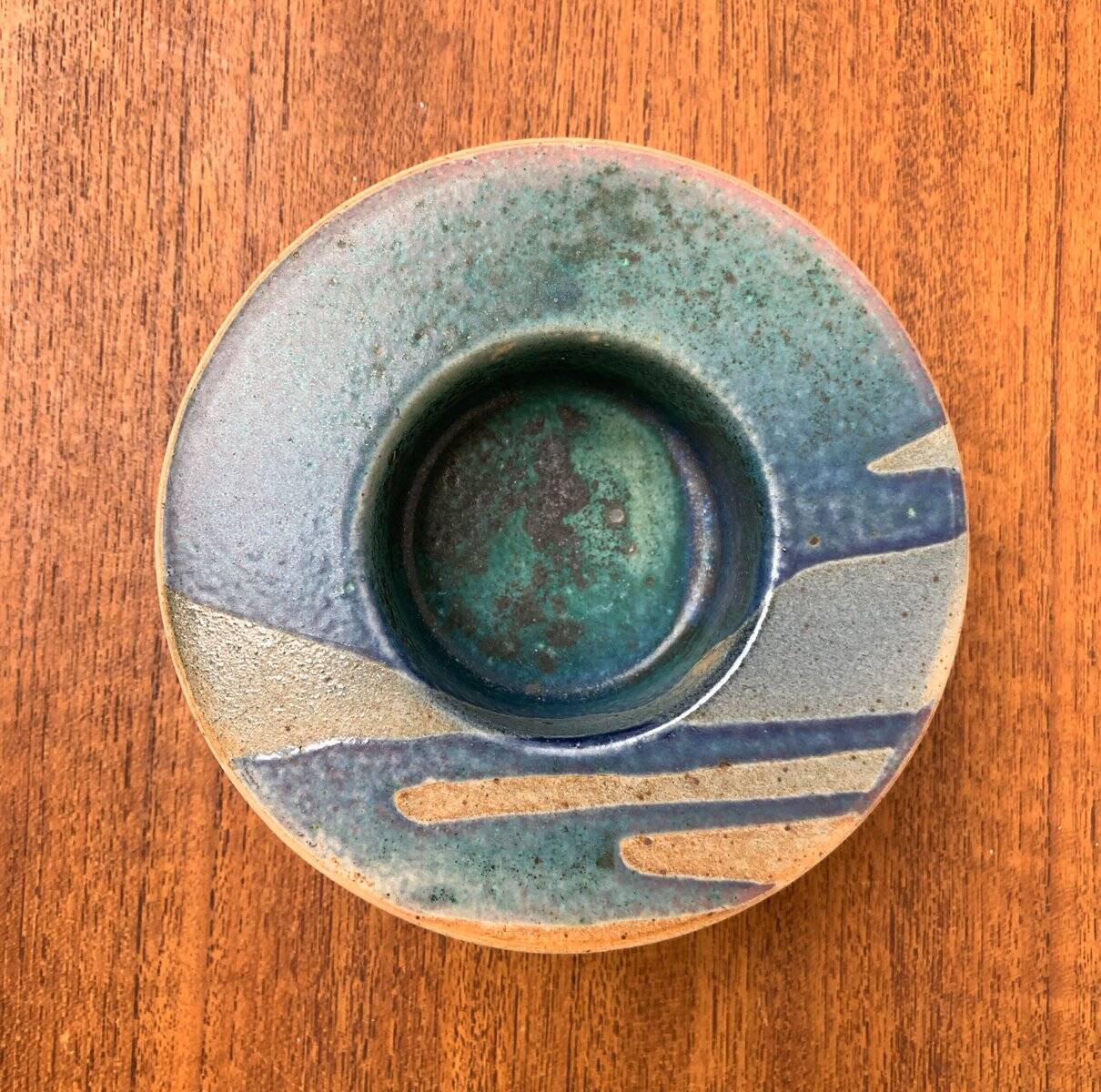 Postmodern vintage ceramic flower vase, 1980s