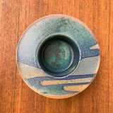 Postmodern vintage ceramic flower vase, 1980s