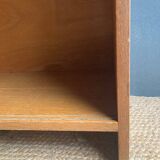 Scandinavian honey glazed bookcase