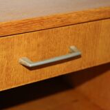 Oak bedside table with drawer, 1960