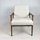 Fauteuil beige vintage, années 1970
