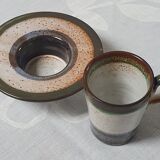 Saucers and coffee cups