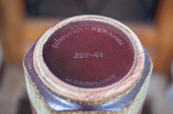 Grand vase céramique West Germany 297-41, scheurich Keramik, vase décoratif, vase plancher, pot à fl