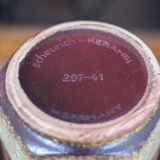 Large West Germany ceramic vase 297-41, scheurich Keramik, decorative vase, floor vase, flower pot