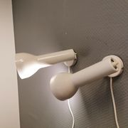 2 wall lamps, Schmidt's lampe design, Denmark early 1980s by Hans Schmidt