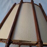 Rattan lampshade