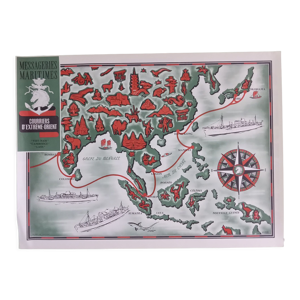 Affiche carte messagerie