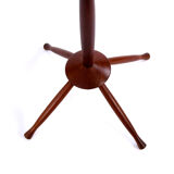 Teak coat rack