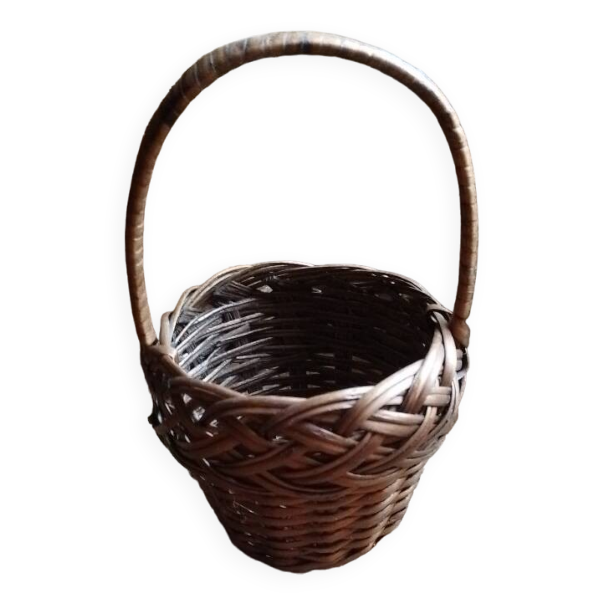 Small Vintage Wicker Basket