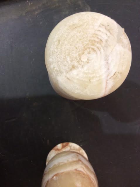 2 soliflore vases in onyx