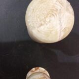 2 soliflore vases in onyx