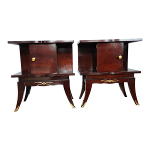 Paire de tables de chevet