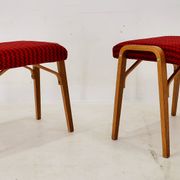 Tabourets en hêtre Ludvik Volak des années 1960 par Drevopodnik Holesov, Tchécoslovaquie