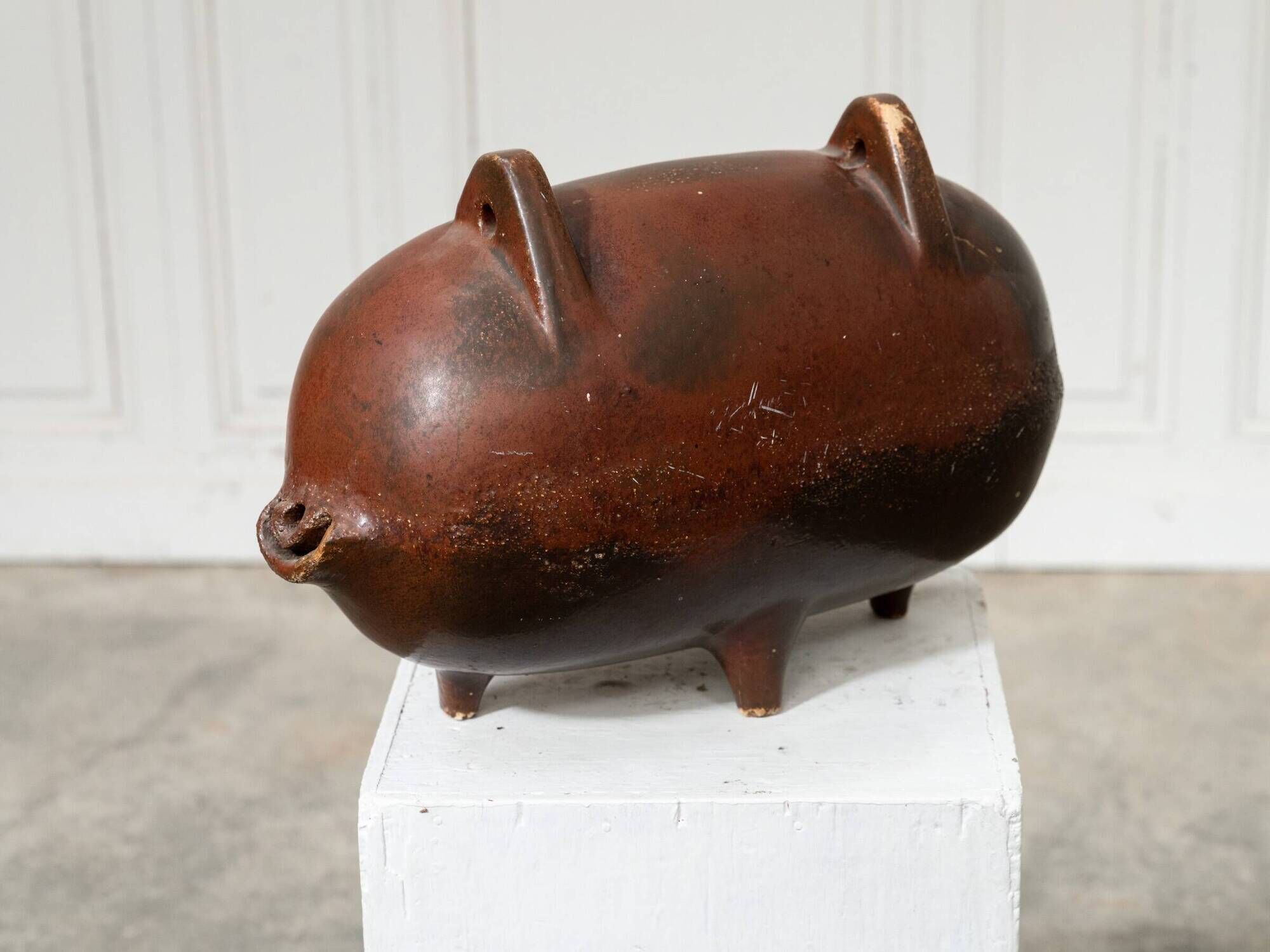 Céramique cochon vintage, années 1960