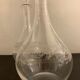 Pair of ancient decanters made of Baccarat crystal, Greek friezes
