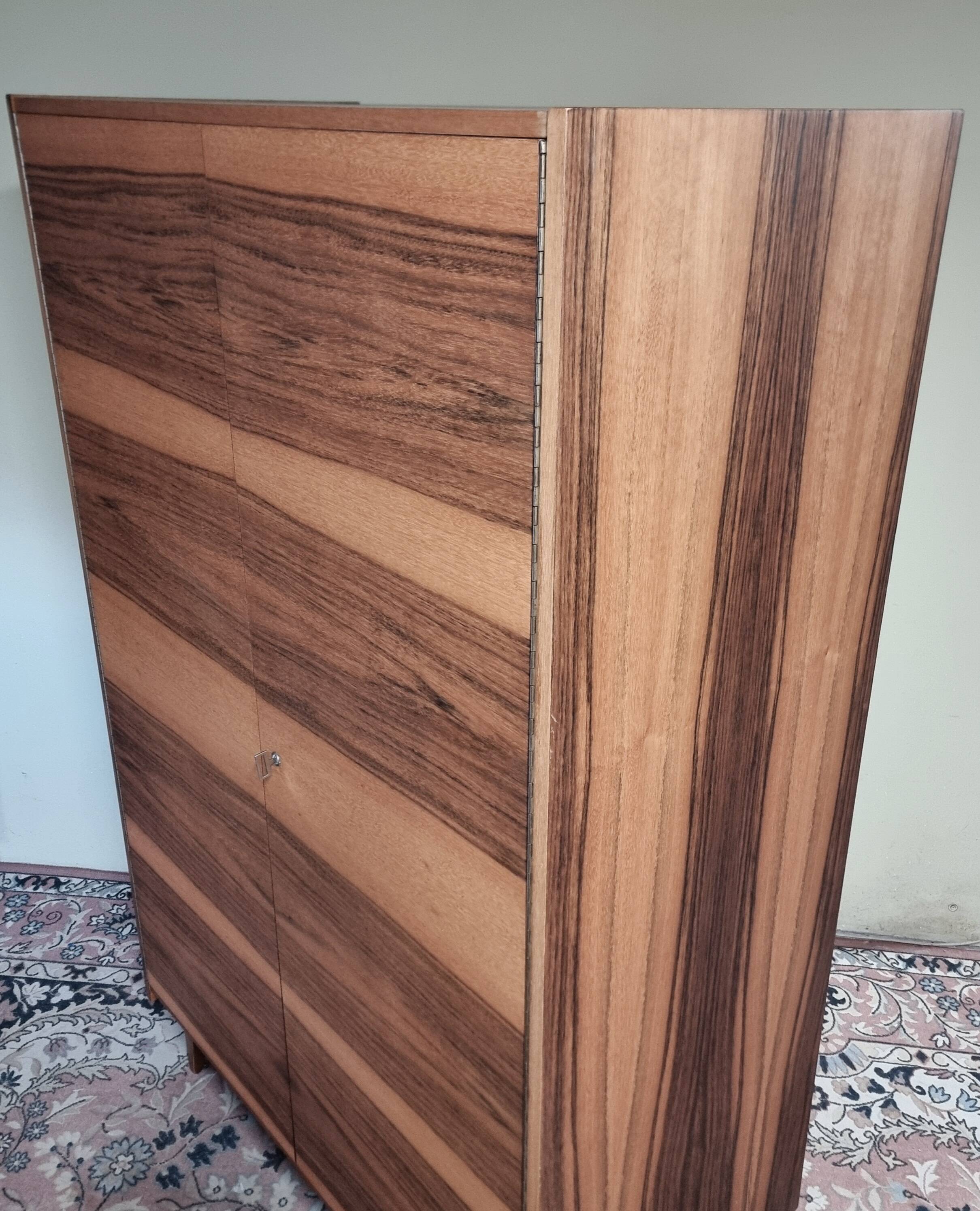 Vintage Wardrobe in Walnut, 1970s