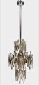 Brutalist stainless steel candlestick, France 1970