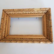 Molded frame in wood and gilded stucco, XIXth, 25 cm x 17 cm