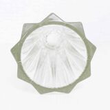 Vase en verre forme diamant