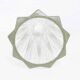 Diamond-shaped glass vase