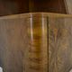 Art Deco cabinet from 1940 made of walnut for UP Závody, Czechoslovakia.
