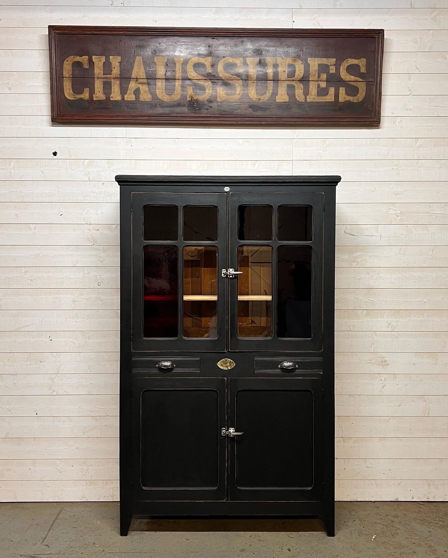 Furniture of trade Solognot commercial buffet in chestnut