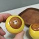 Small Swedish table set in ceramics and wood 1980s