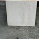 Table basse carrée vintage en travertin italie 1980