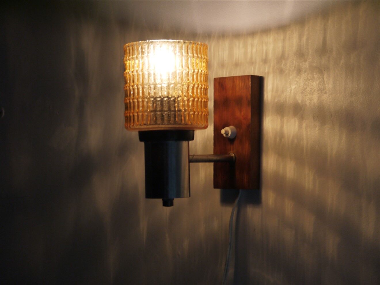 Vintage teak and glass, 1960s