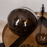 Chariot et ensemble de verres et de mugs vintage des années 70 design par l.massoni pour guzzini