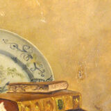 Nature morte peintre huile fin xixème