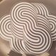 Wall plate in porcelain by Natale Sapone for Rosenthal, 1972