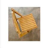 Chaise pliante en bois
