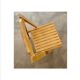 Wooden folding chair